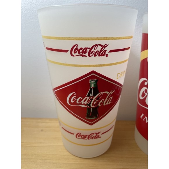 Coca Cola 2003 PackerWare 22oz Flare Tumblers USA Lot 3 - Picture 3 of 9